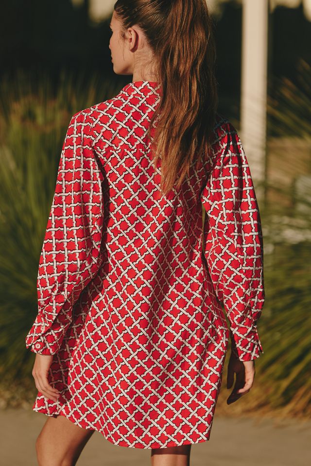 Ro's Garden Chloe Long-Sleeve Mini Shirtdress #2