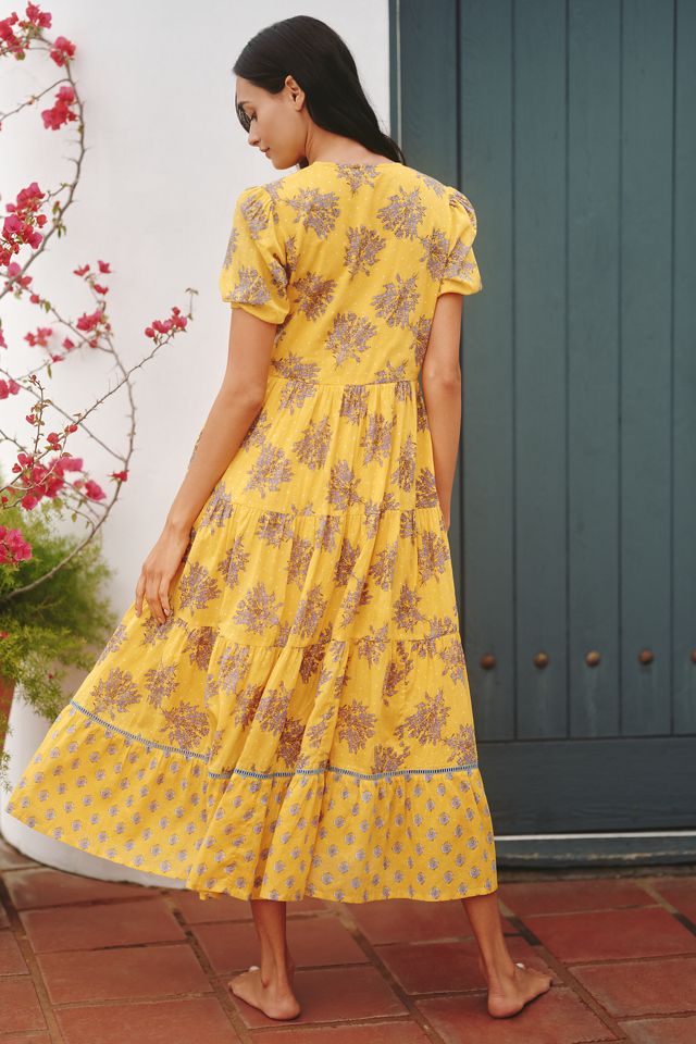 Ro's Garden Daphne Short-Sleeve Midi Dress #2