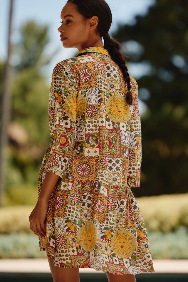 Ro's Garden Deauville Mini Shirt Dress #2