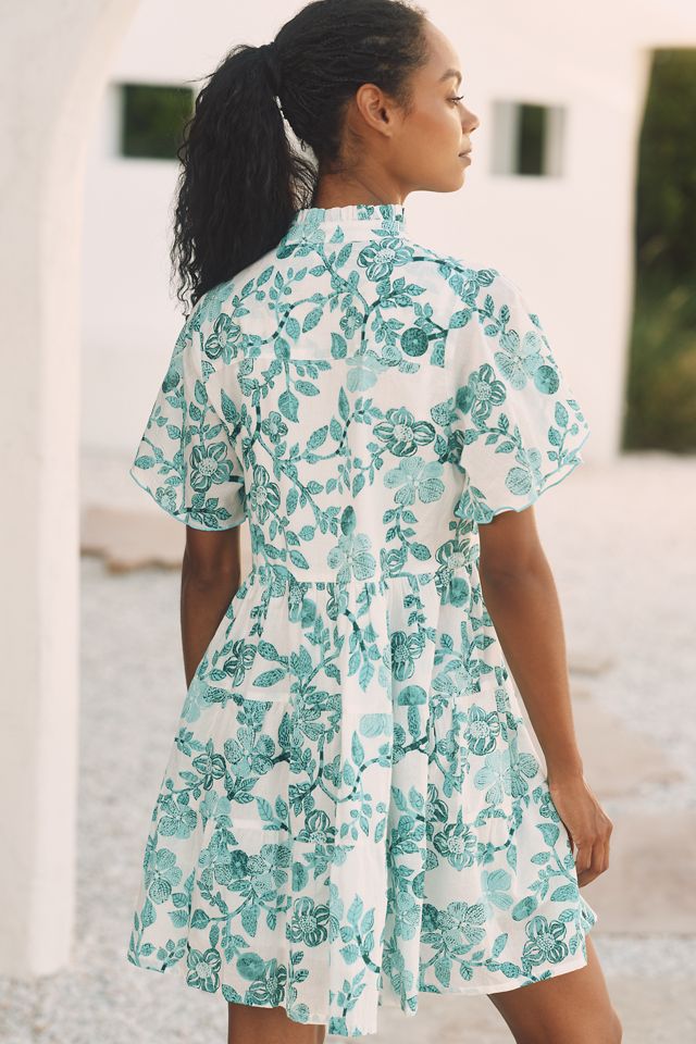Ro's Garden Vibeka Short-Sleeve Mini Dress #1