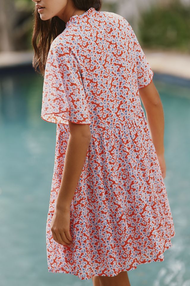 Ro's Garden Vibeka Short-Sleeve Mini Dress | Anthropologie