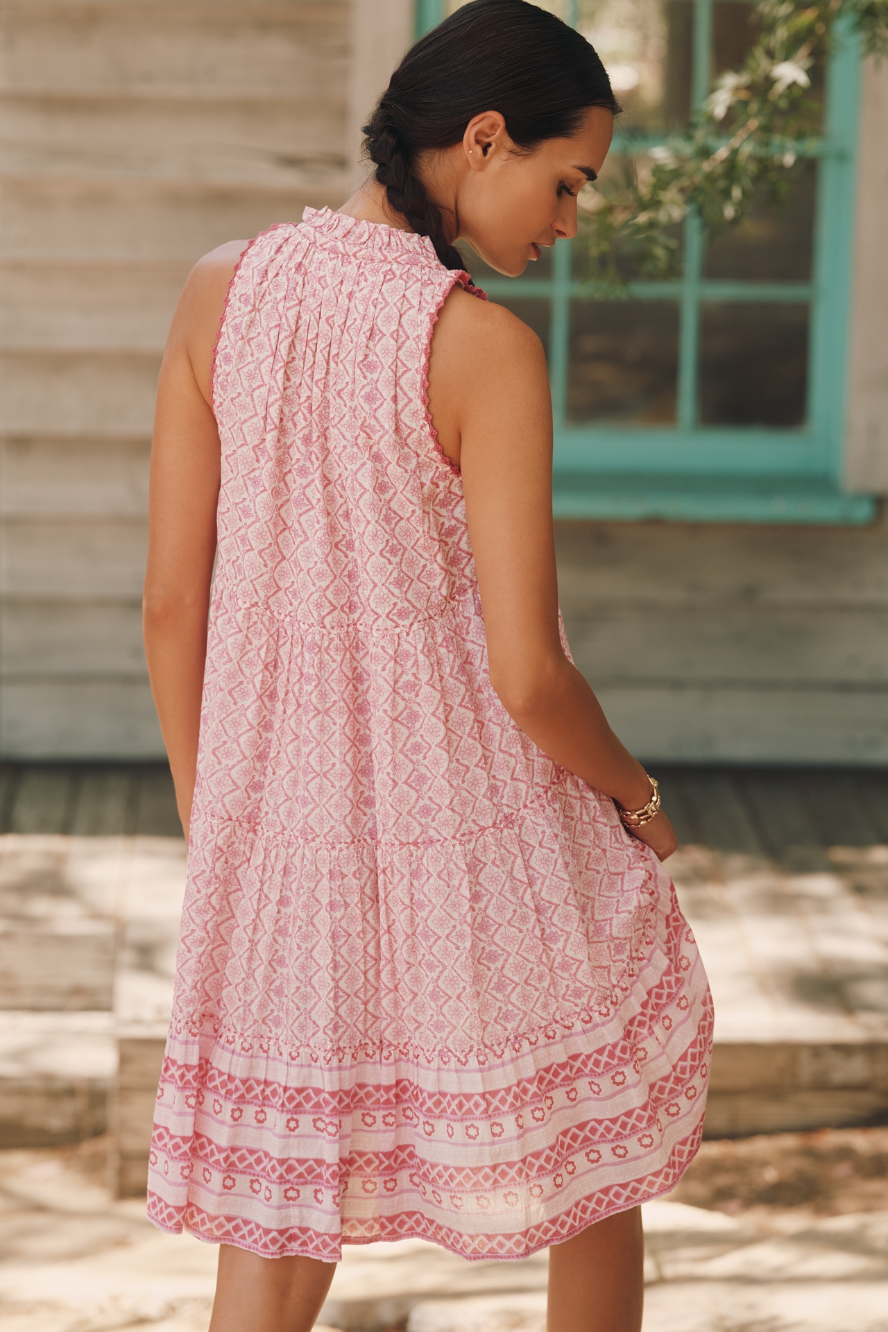 Ro's Garden Sofie Sleeveless Swing Mini Dress