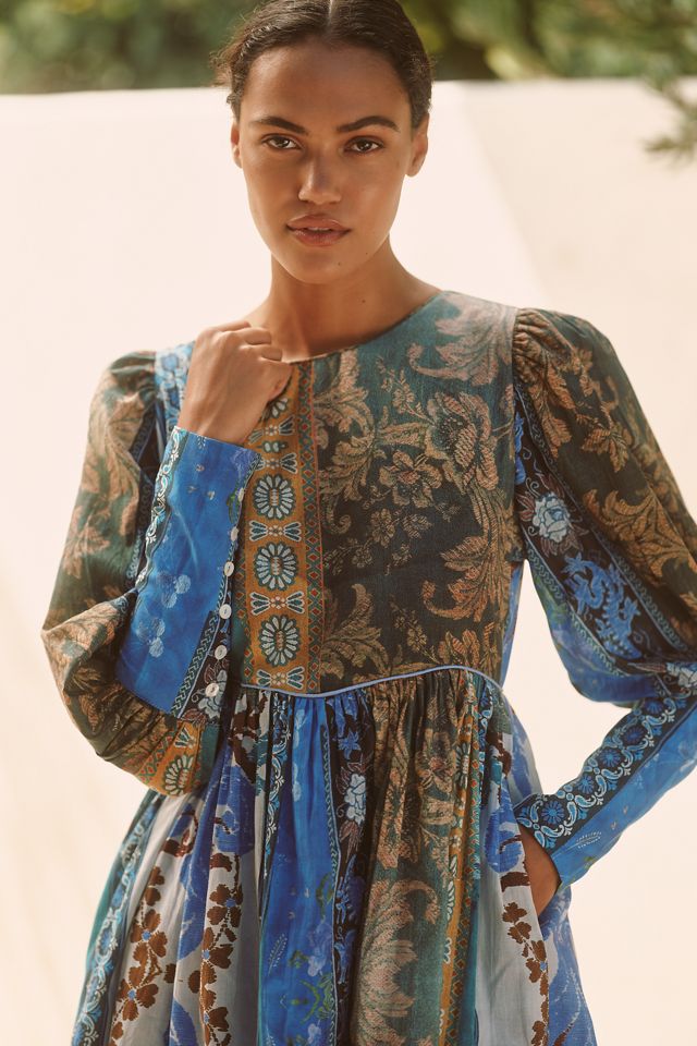 Ro's Garden Jewell Long-Sleeve Mini Dress #1