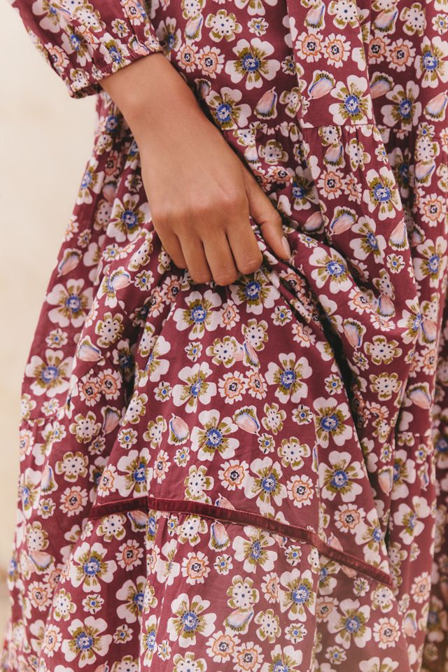 Ro's Garden Daphne Long-Sleeve Midi Dress #3
