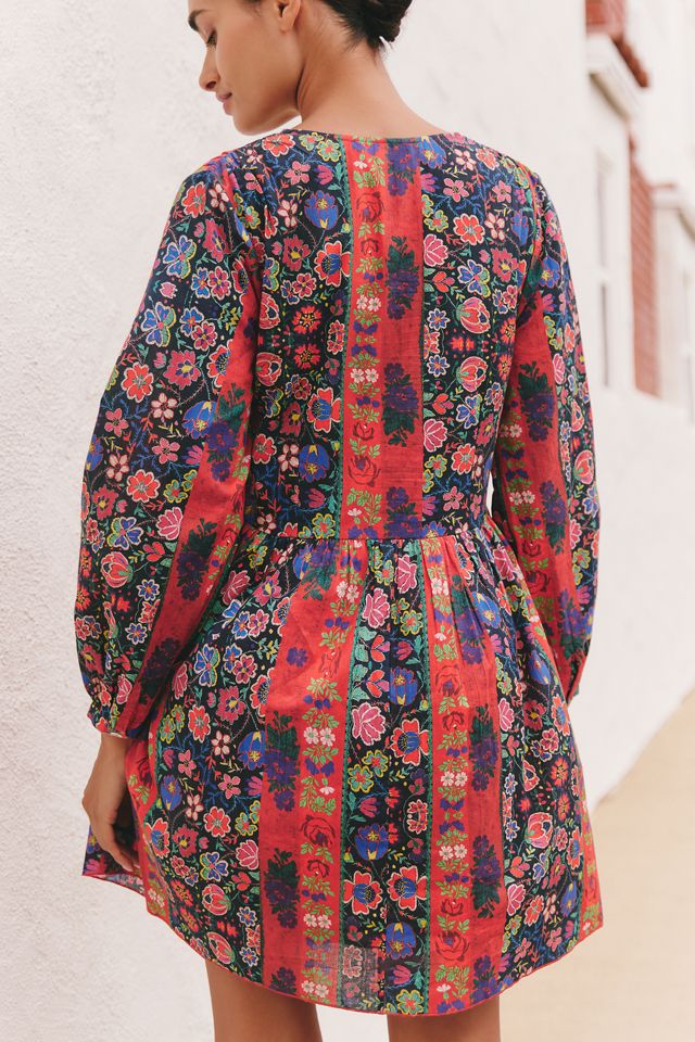 Ro's Garden Jerez Long-Sleeve Mini Dress #1