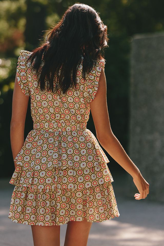 Ro's Garden Bimba Ruffle Mini Dress #1