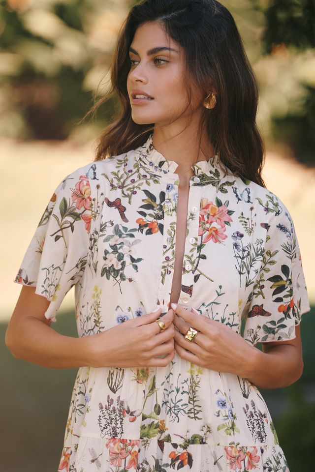 Ro's Garden Vibeka A-Line Mini Dress | Anthropologie