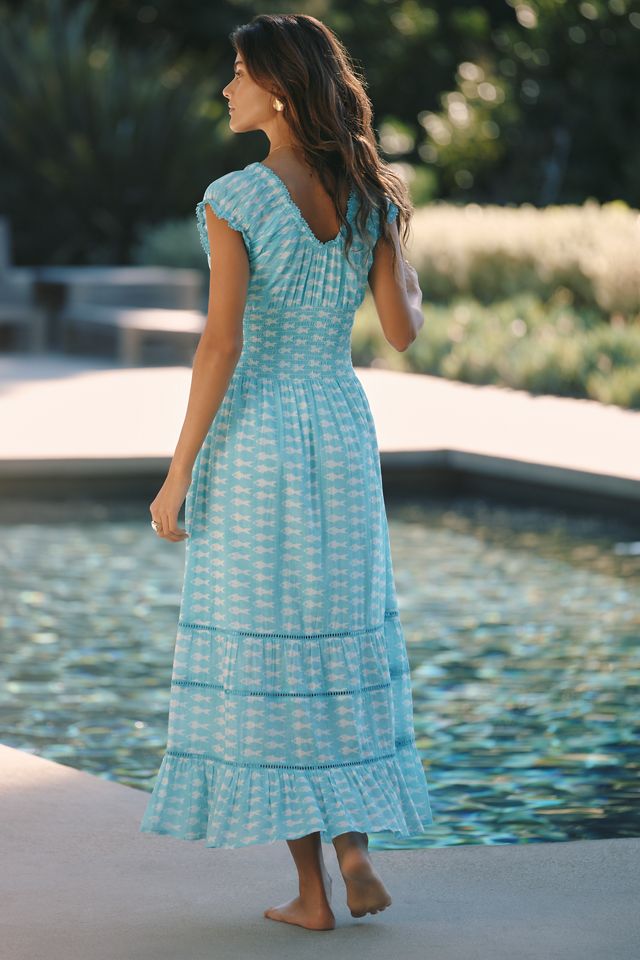 womens cut out maxi dress Merletto Cut Out Maxi Dress