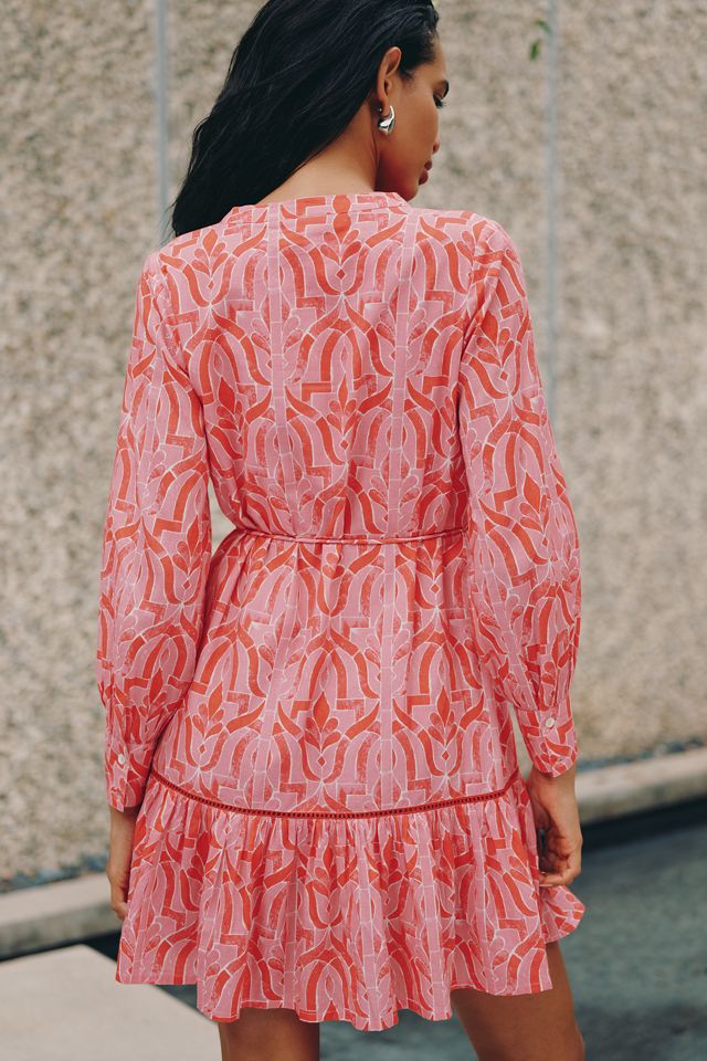 Ro's Garden Ines Long-Sleeve A-Line Dress #1