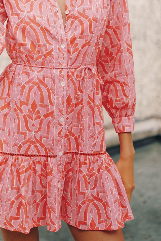 Ro's Garden Ines Long-Sleeve A-Line Dress #2