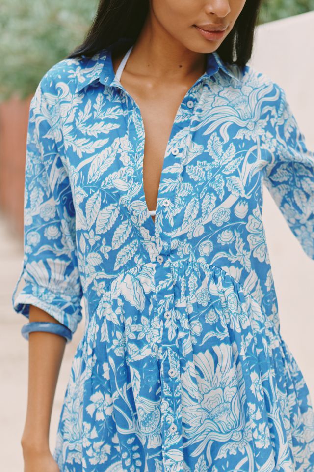 Ro's Garden Deauville Cotton Shirt Dress #2