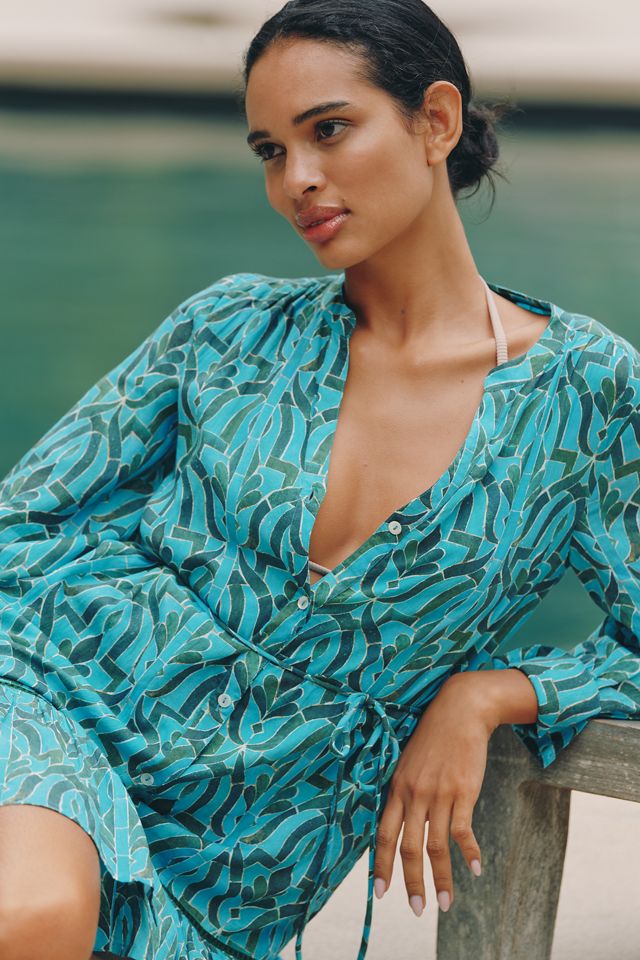 Ro's Garden Ines Long-Sleeve Mini Dress #1