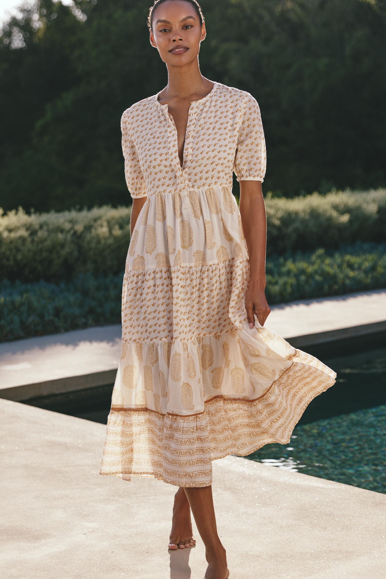 Ro's Garden Daphne Midi Dress