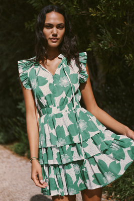 Bimba Tiered Mini Dress