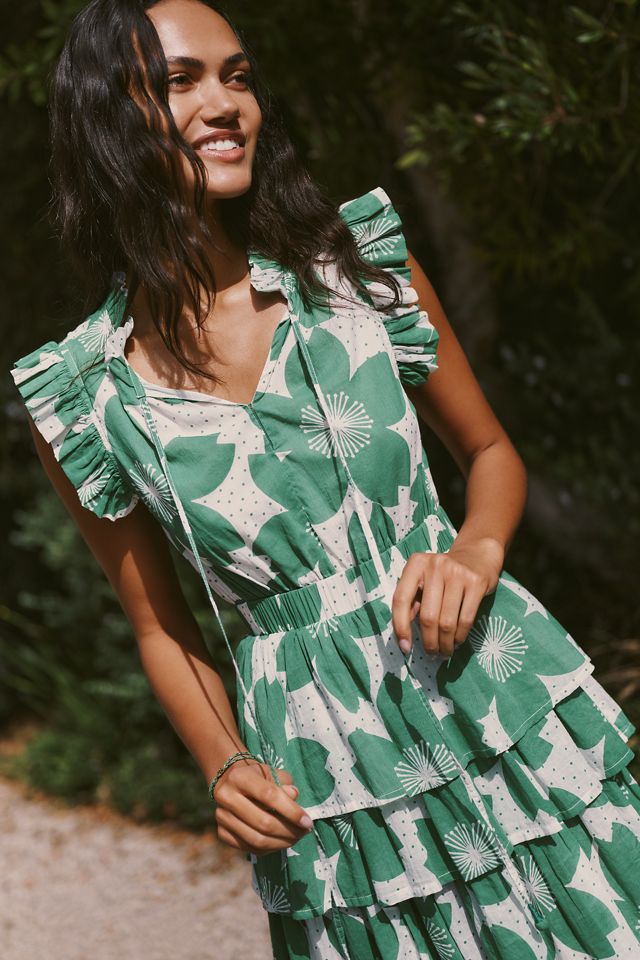 Ro's Garden Bimba Tiered Mini Dress #2