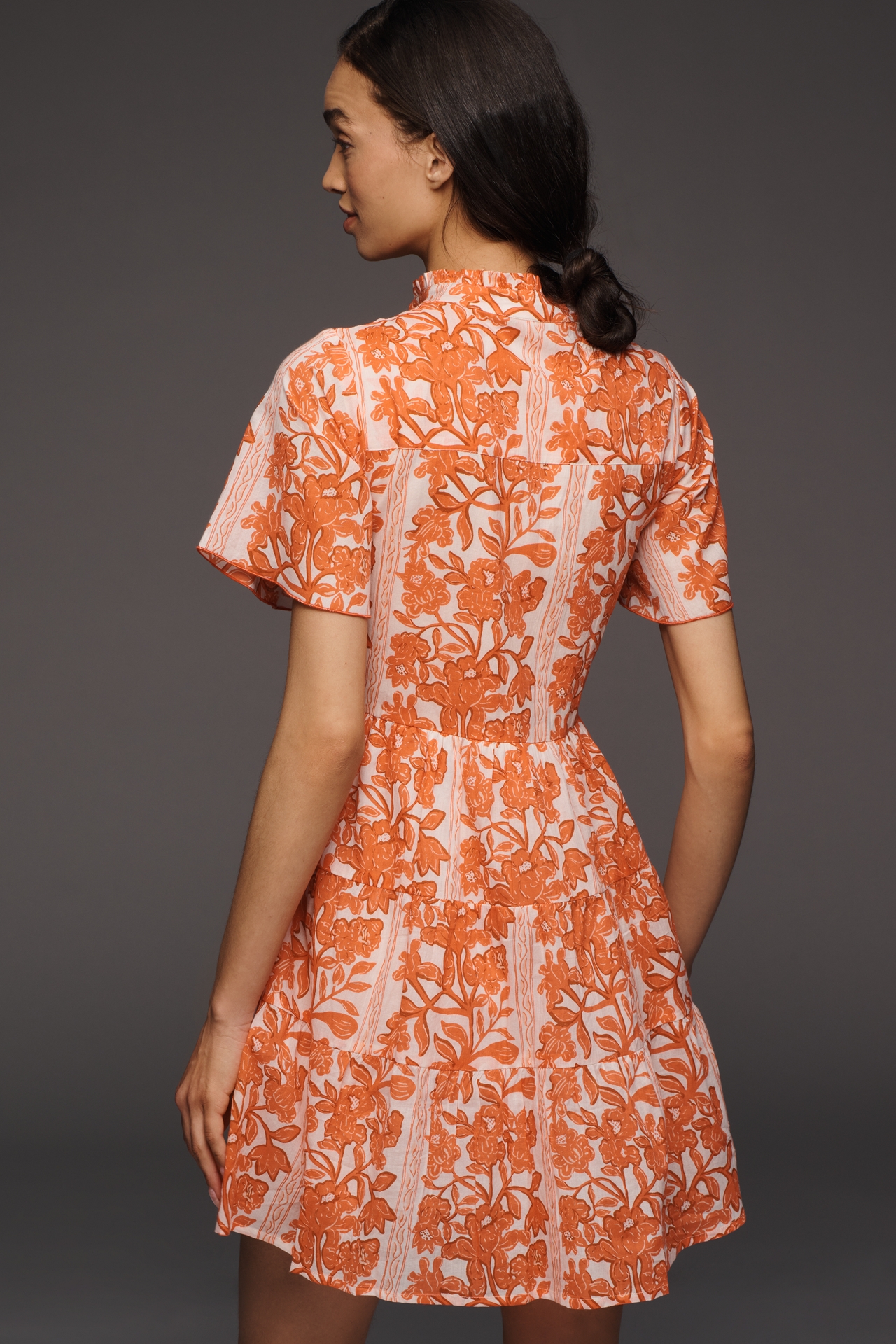 Ro's Garden Vibeka Short-Sleeve Mini Dress