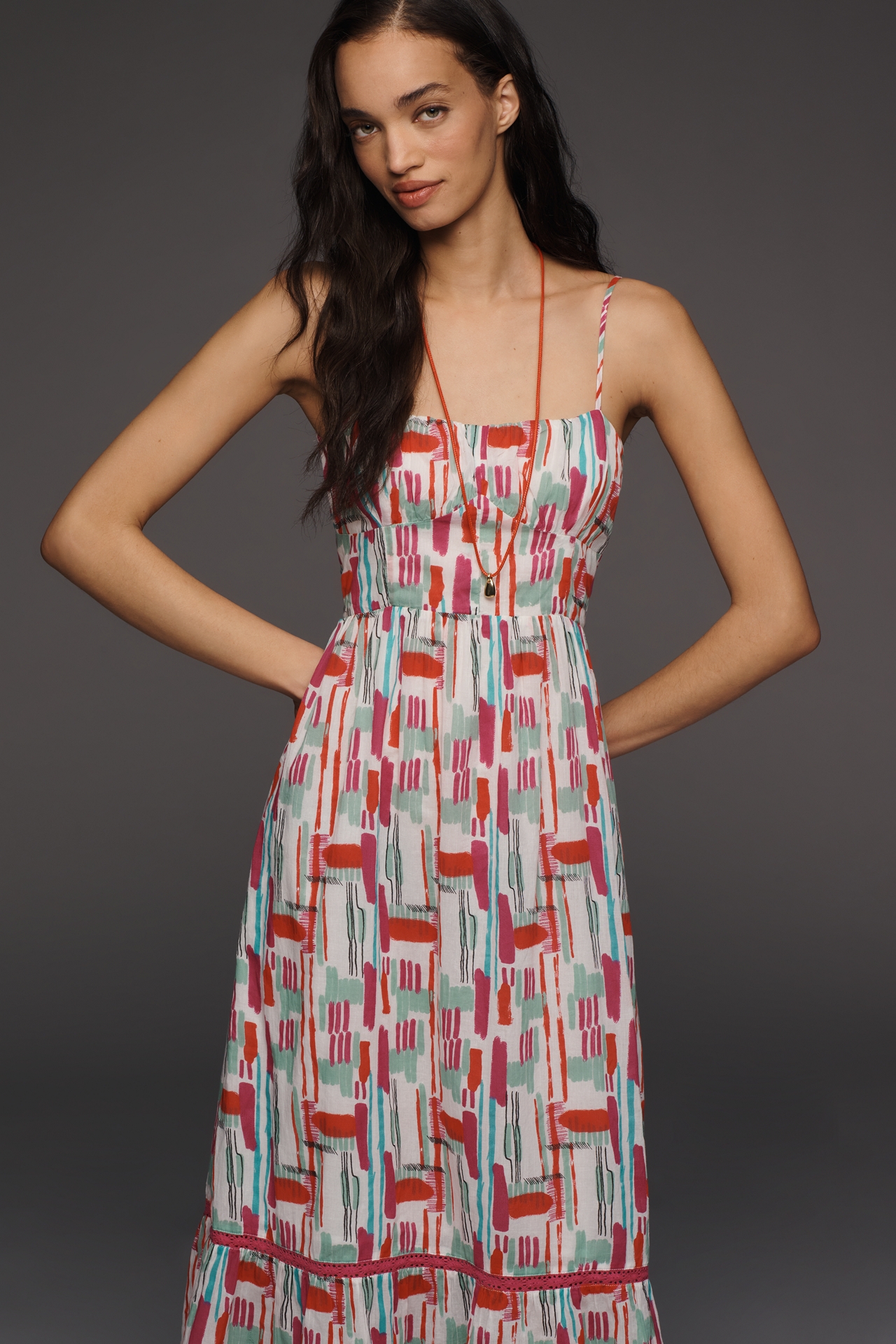 Ro's Garden Flynn Cotton Midi Dress
