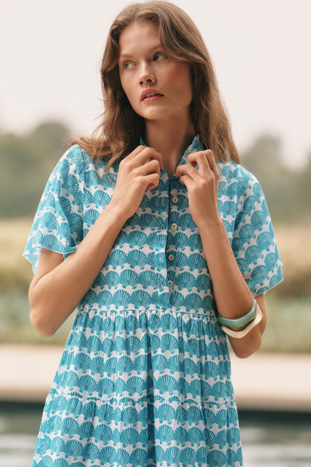 Ro's Garden Vibeka Cotton Mini Dress