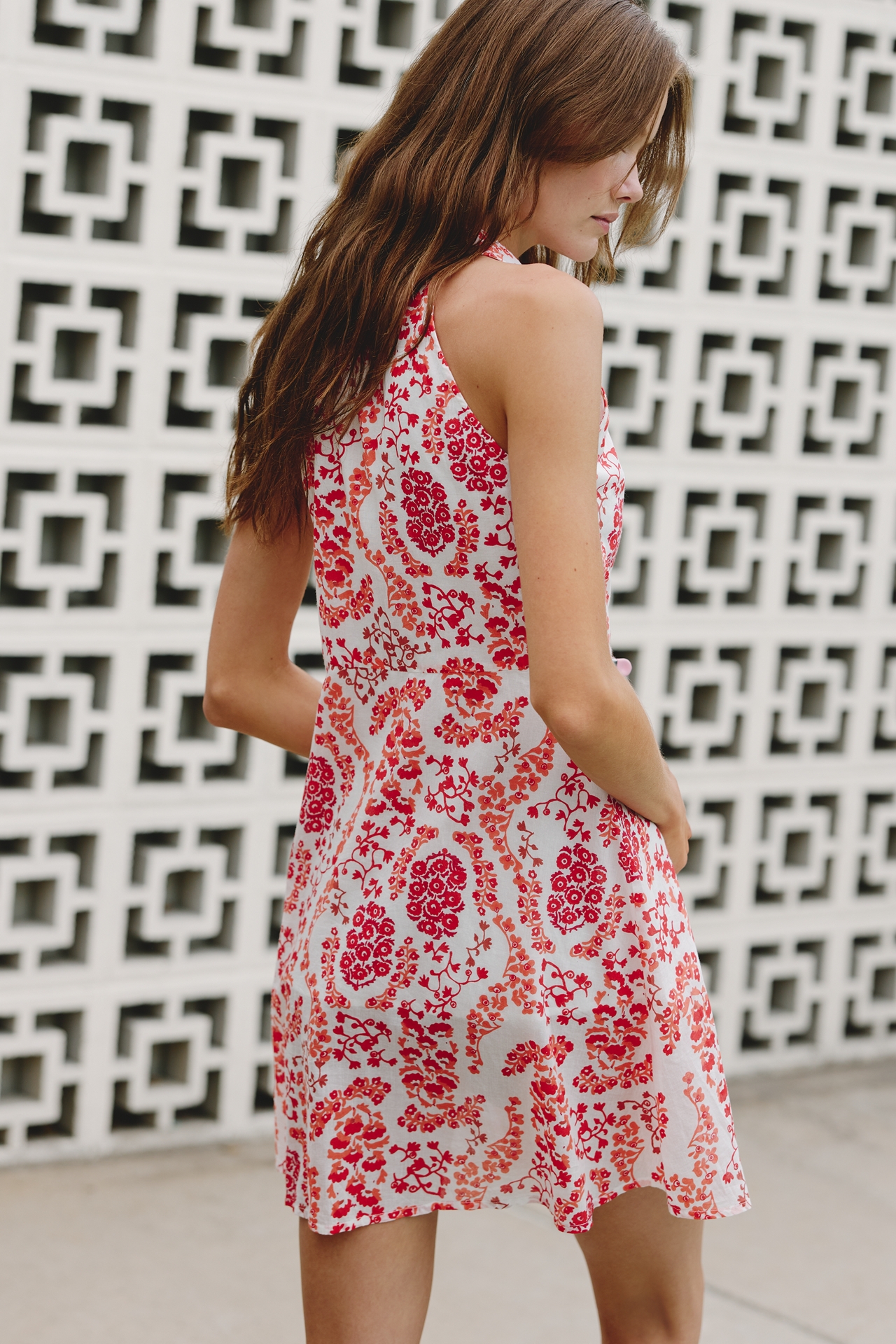 Ro's Garden Regina Cotton Mini Dress