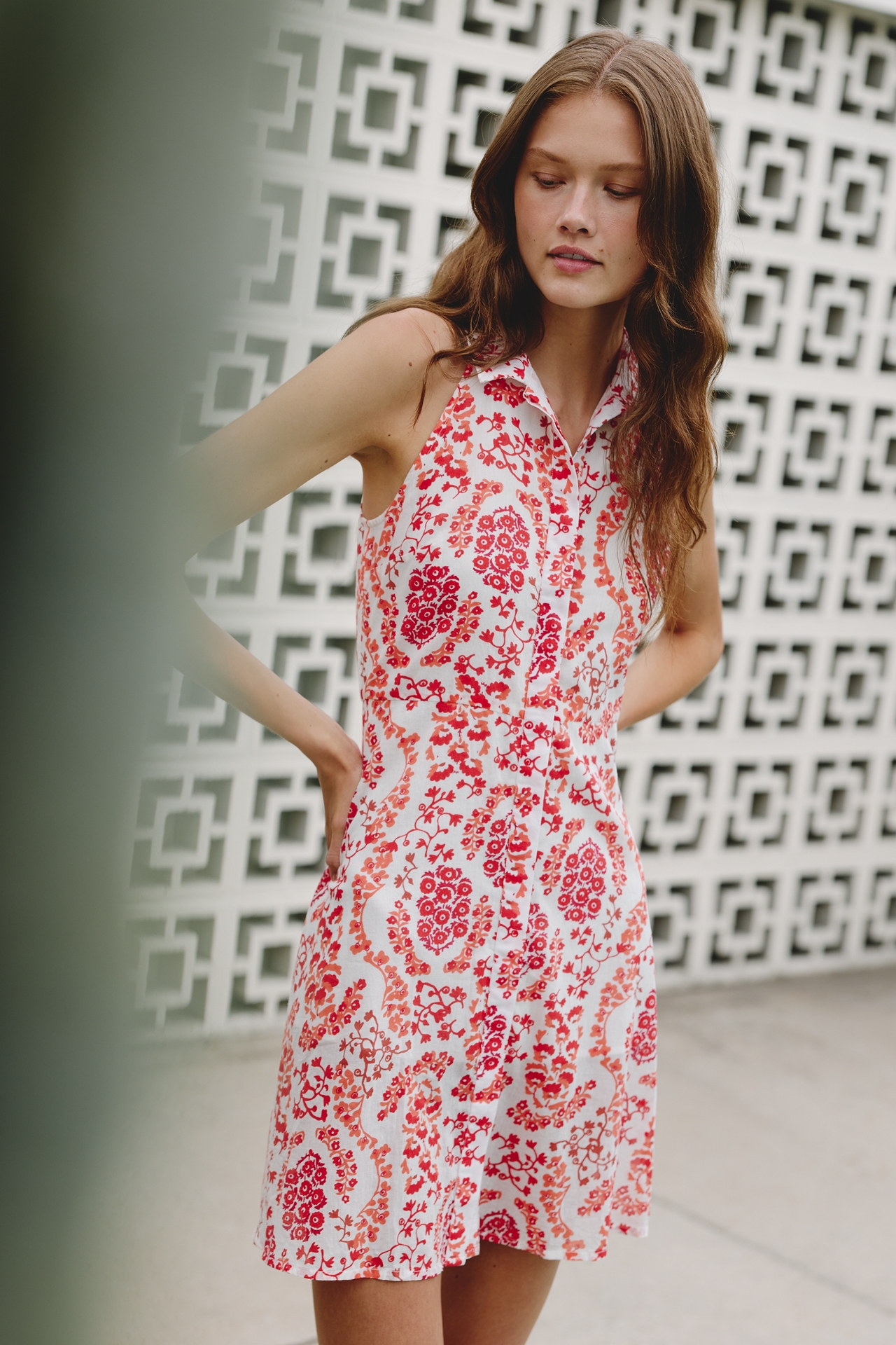 Ro's Garden Regina Cotton Mini Dress