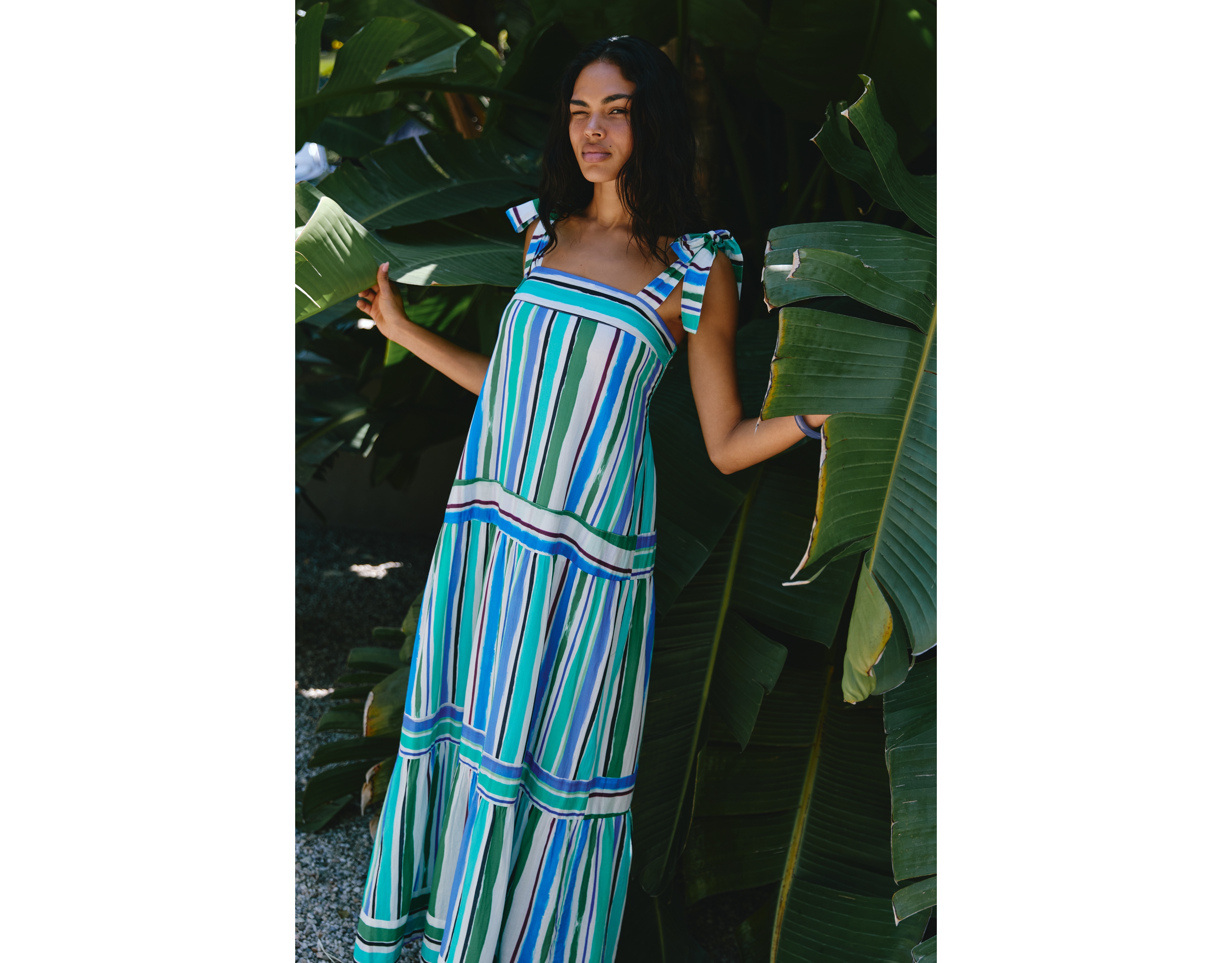 Ro's Garden Vail 100% Cotton Midi Dress