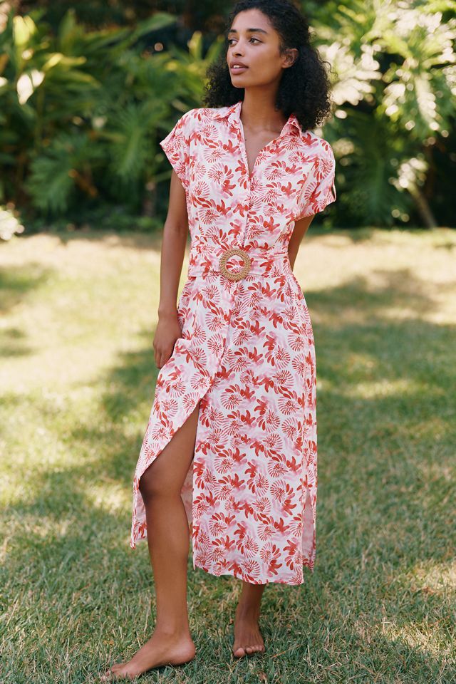 Ro's Garden Catherine Cotton Midi Dress | Anthropologie