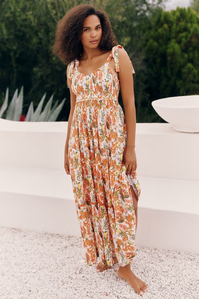 Ro's Garden Reece 100% Cotton Midi Dress #1
