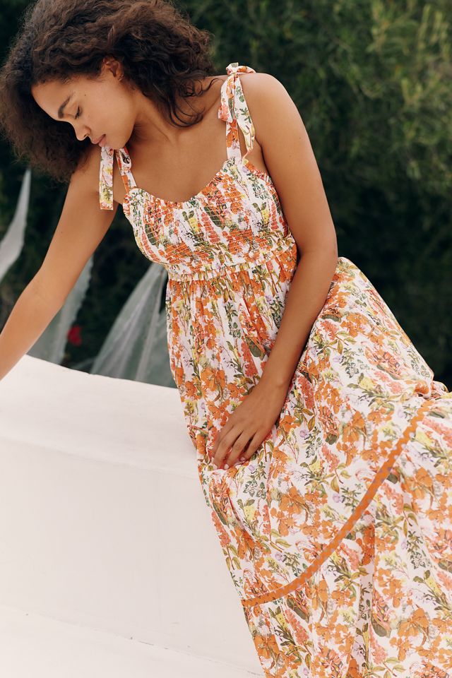 Ro's Garden Reece 100% Cotton Midi Dress #3