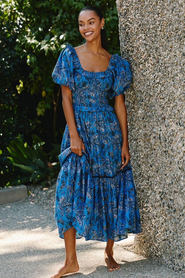 Ro's Garden Percy 100% Cotton Midi Dress #1