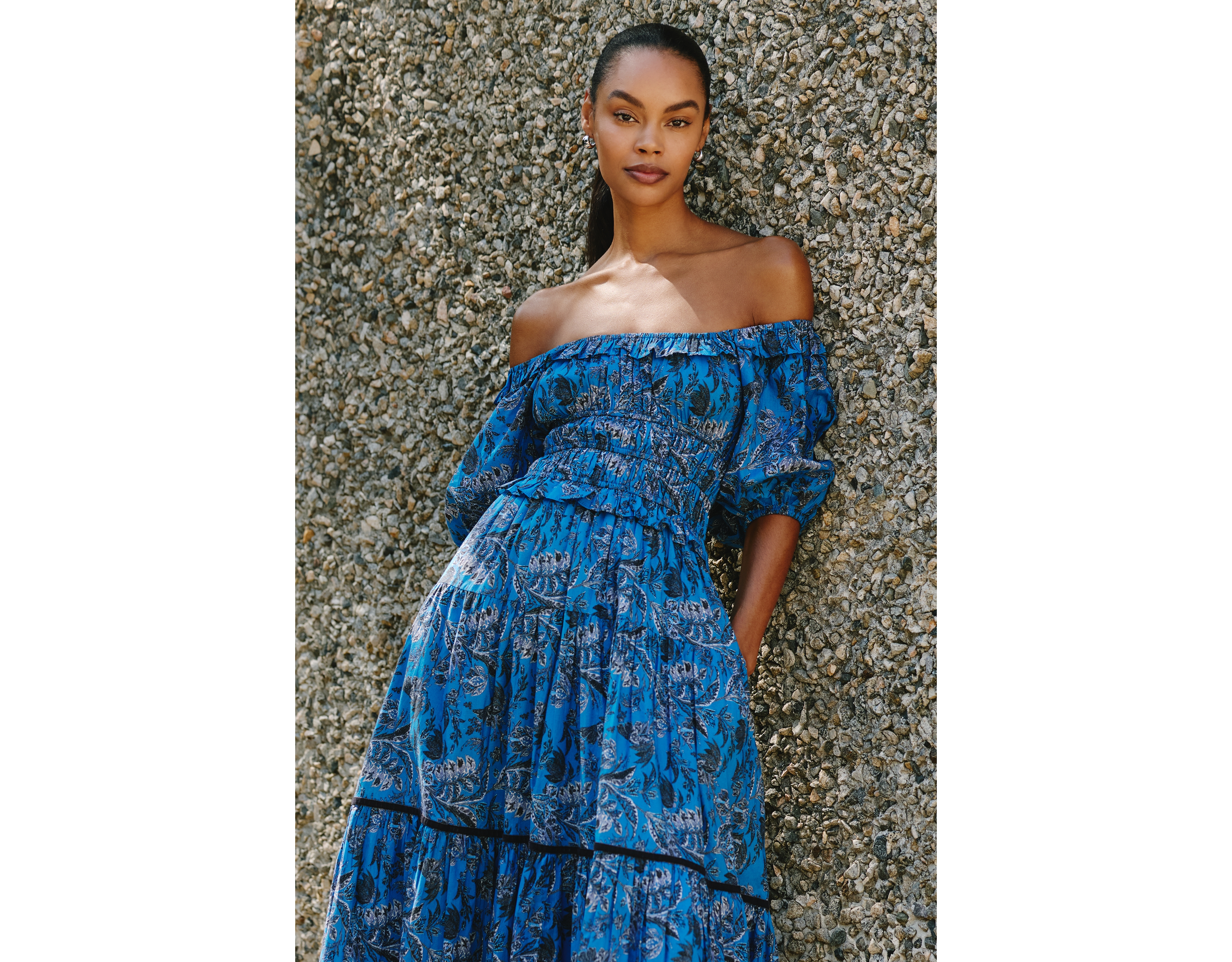 Ro's Garden Percy 100% Cotton Midi Dress