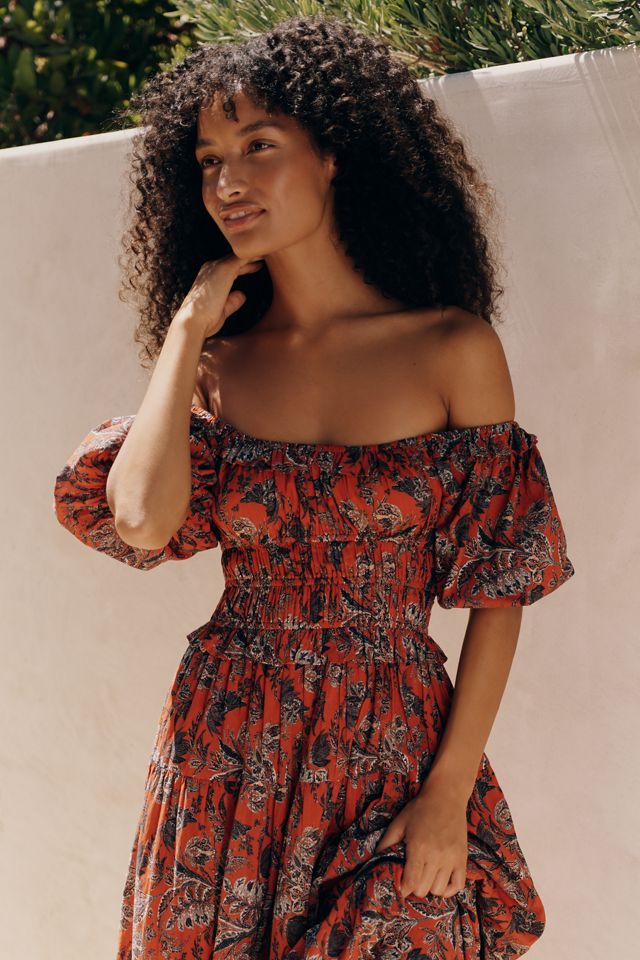 Ro's Garden Percy 100% Cotton Midi Dress #2