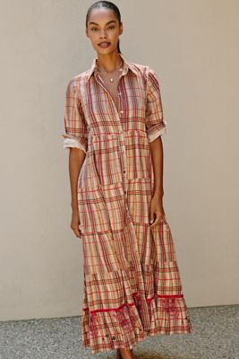 Ro's Garden Jinette 100% Cotton Midi Dress