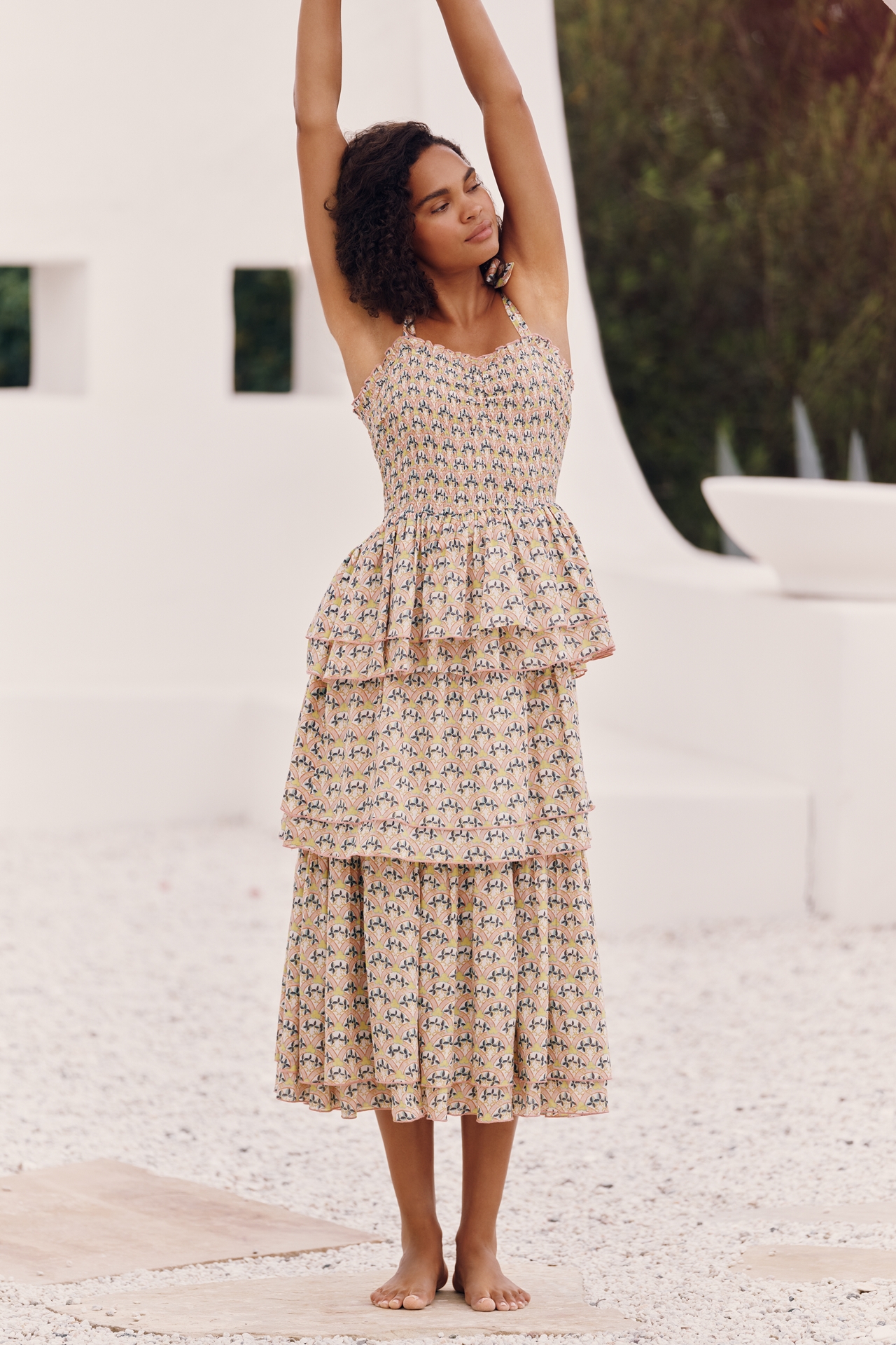 Ro's Garden Spencer Midi Dress