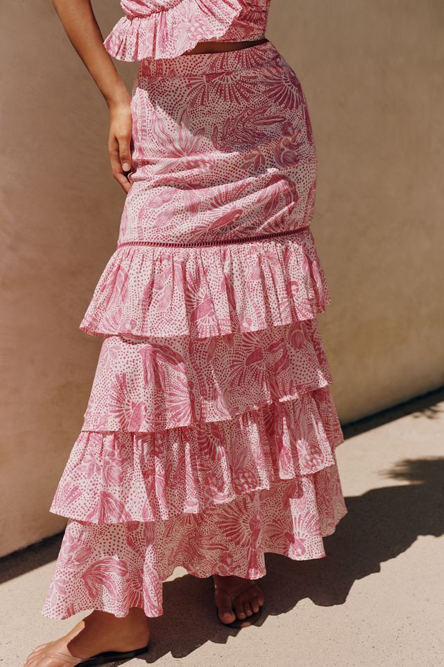 Ro's Garden Honduras 100% Cotton Maxi Skirt #1