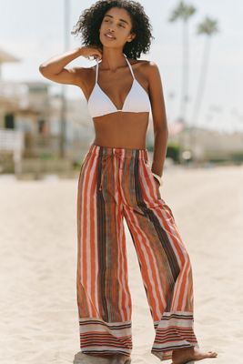 Ro's Garden Nico 100% Cotton Wide-Leg Pants