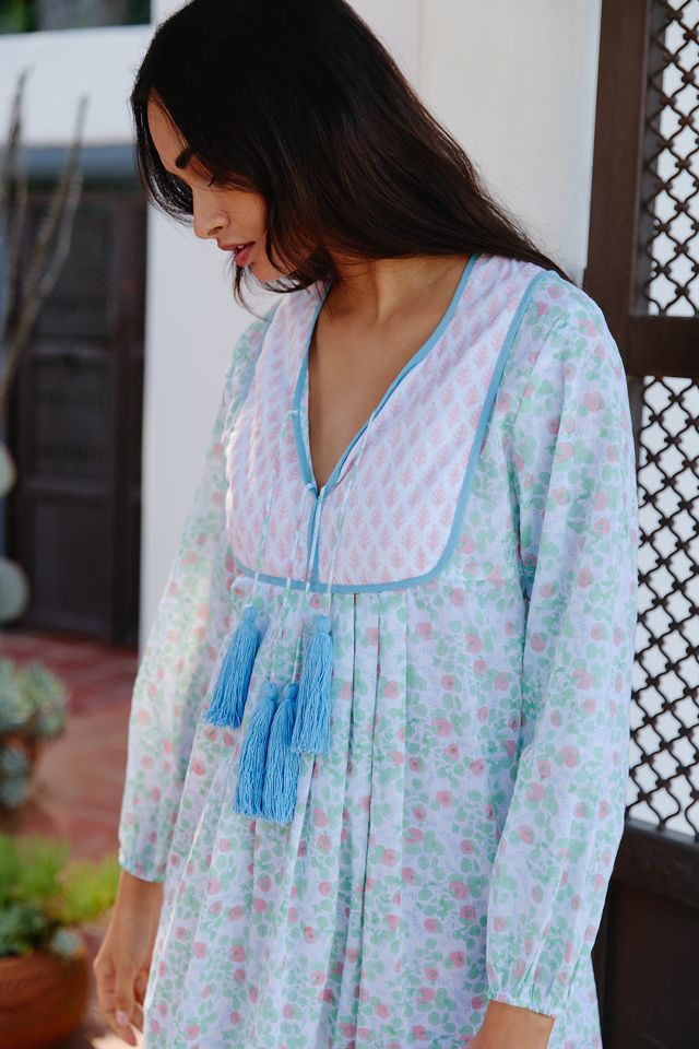 SZ Blockprints Kitty Midi Dress | Anthropologie