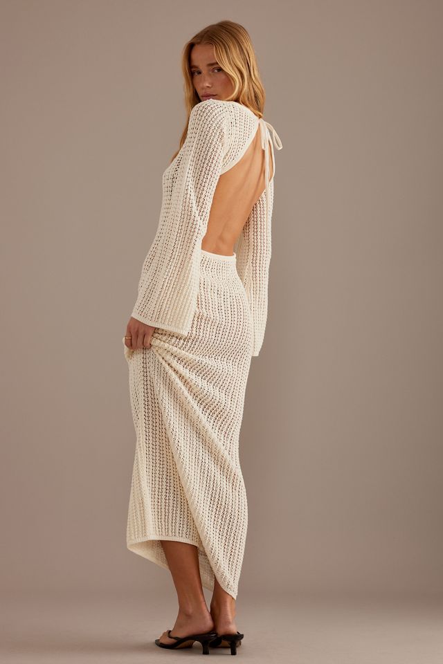 4th & Reckless Jules Corsage Abito Maxi in Maglia a Punto Aperto #2