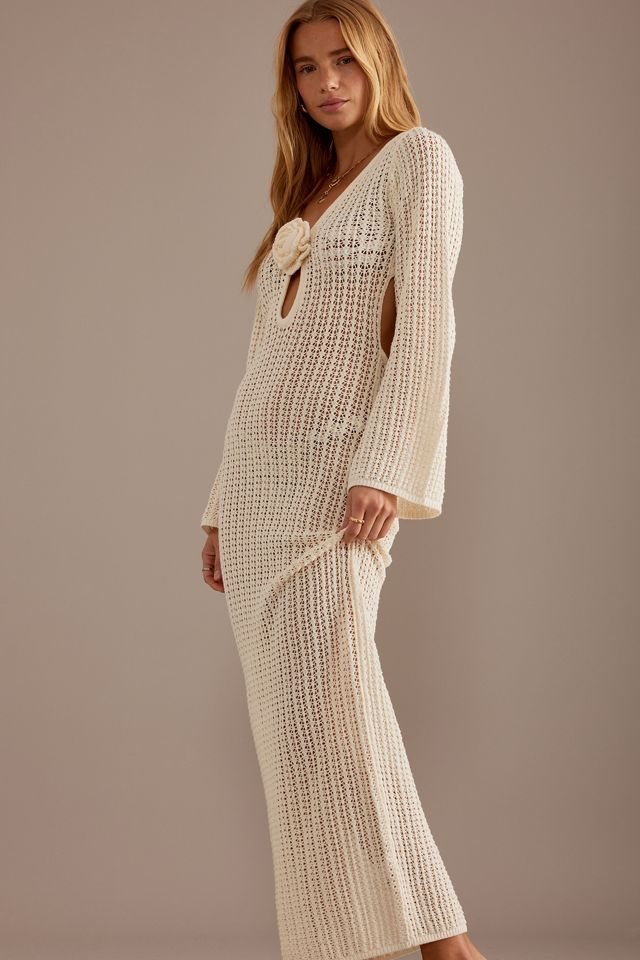4th & Reckless Jules Corsage Abito Maxi in Maglia a Punto Aperto #5