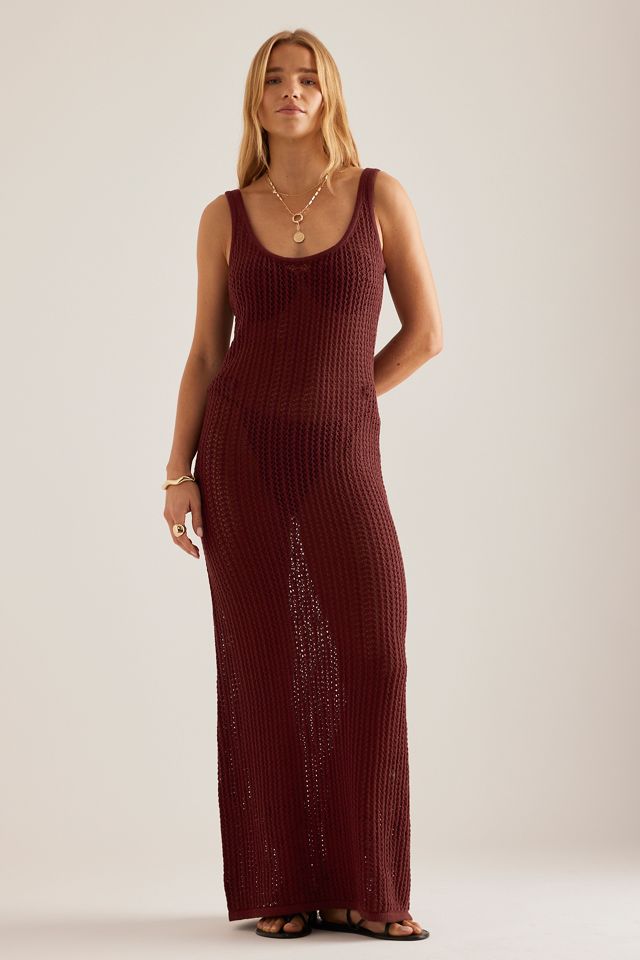 4th & Reckless Raffy Ärmelloses Strickkleid Maxi #1