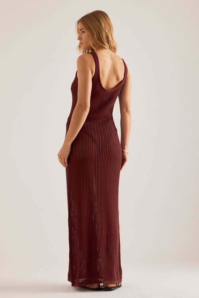 4th & Reckless Raffy Ärmelloses Strickkleid Maxi #3