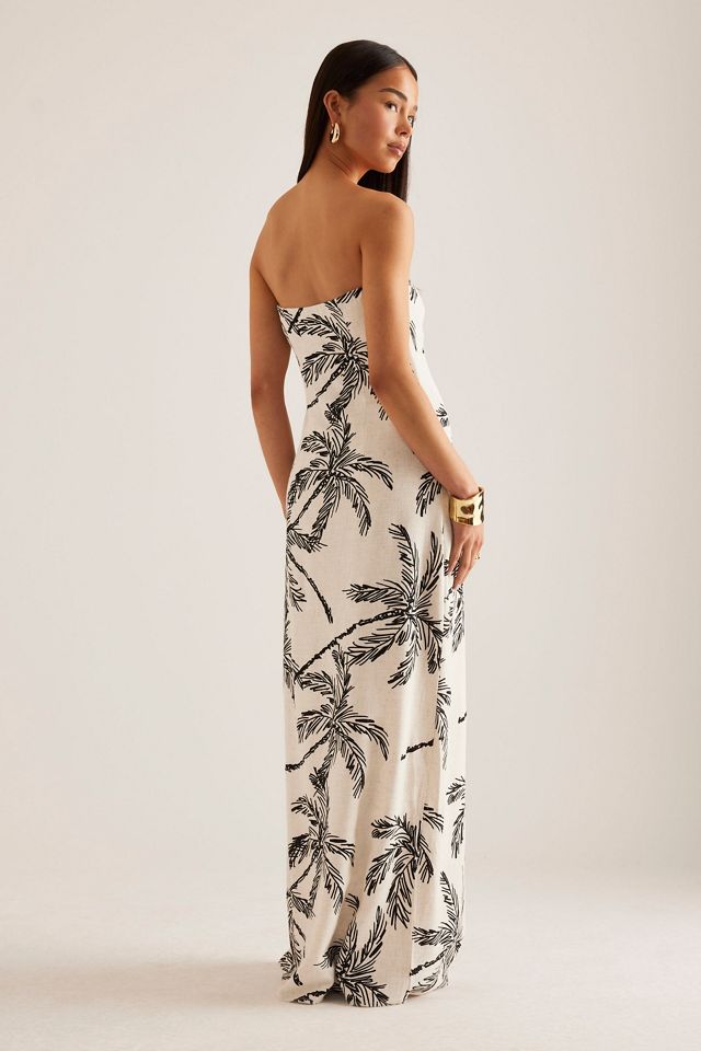 4th & Reckless Carmel Strapless Maxi Dress #1