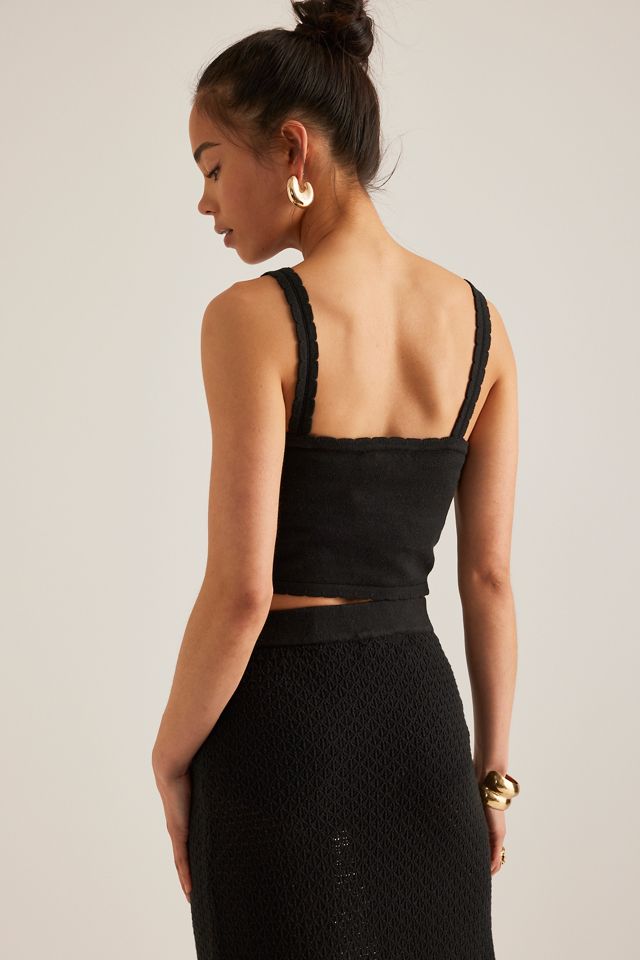 Top Corto Lavorato a Maglia 4th & Reckless Romi #1