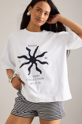 T-shirt oversize graphique Chiara en taille: XS chez Anthropologie - 4th & Reckless - Modalova