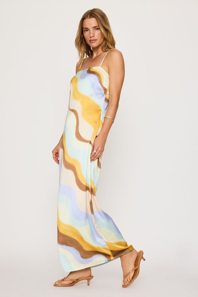 4th & Reckless Serra Satin Maxi Slip Dress #1