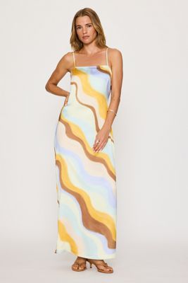 Robe longue en satin Serra 4th & Reckless
