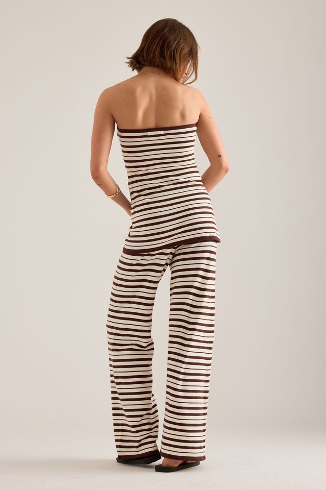 Top Bandeau de Punto a Rayas Thalia 4th & Reckless #3