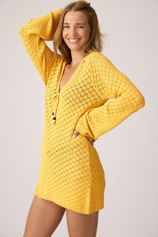 4th & Reckless Vestito Mini in Maglia a Maniche Lunghe Callista #1