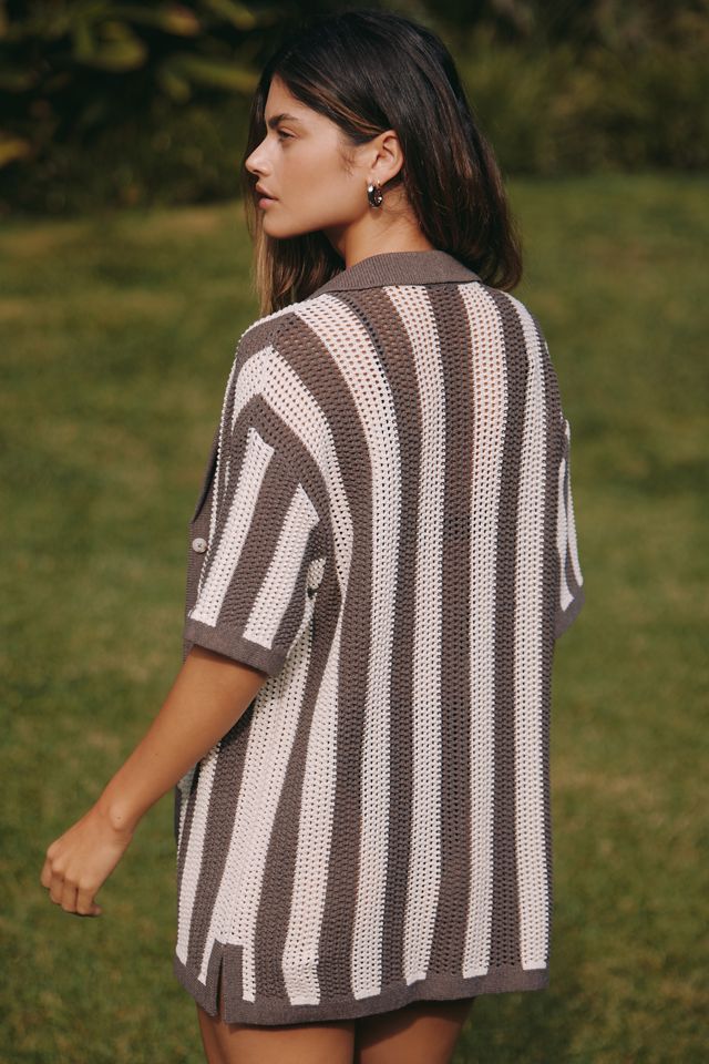 By Anthropologie Knit Surf Shirt #2