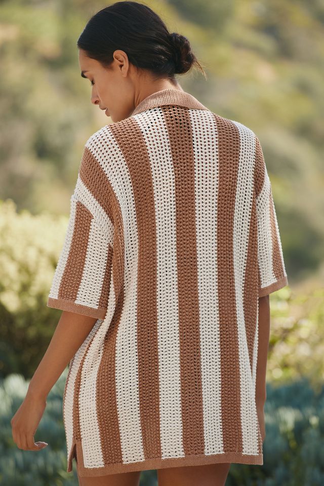 By Anthropologie Knit Surf Shirt #2