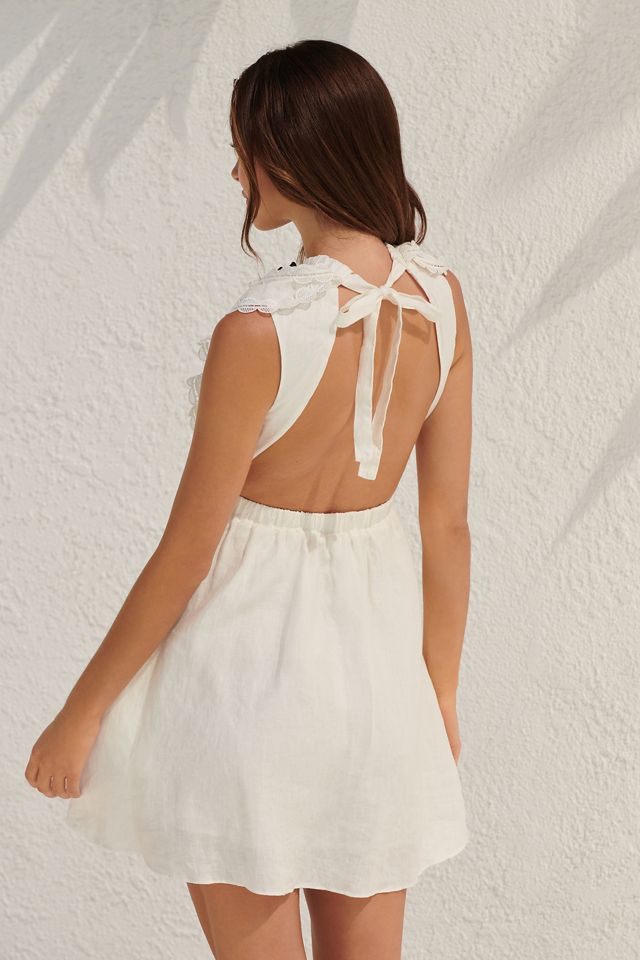 Sundays Aurora Linen Mini Dress #1